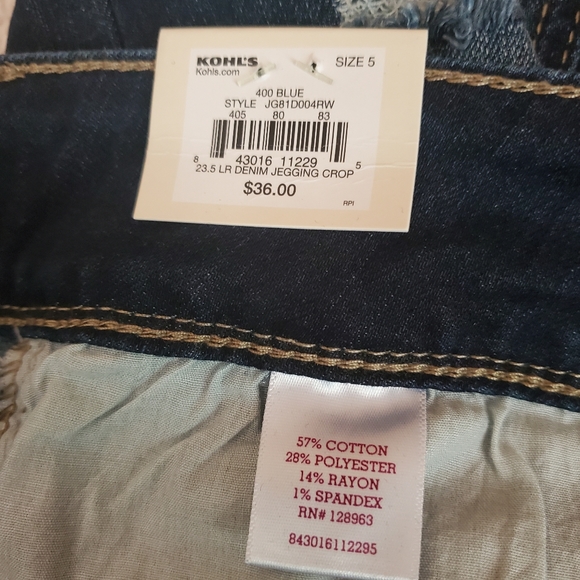 NWT SO BLUE CROPPED Women’s JEGGING Size 5 - Picture 5 of 10